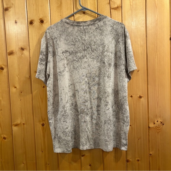 Lululemon All Yours Short Sleeve T-Shirt Cirrus Wash White Opal Raw Linen Rover - Picture 5 of 8